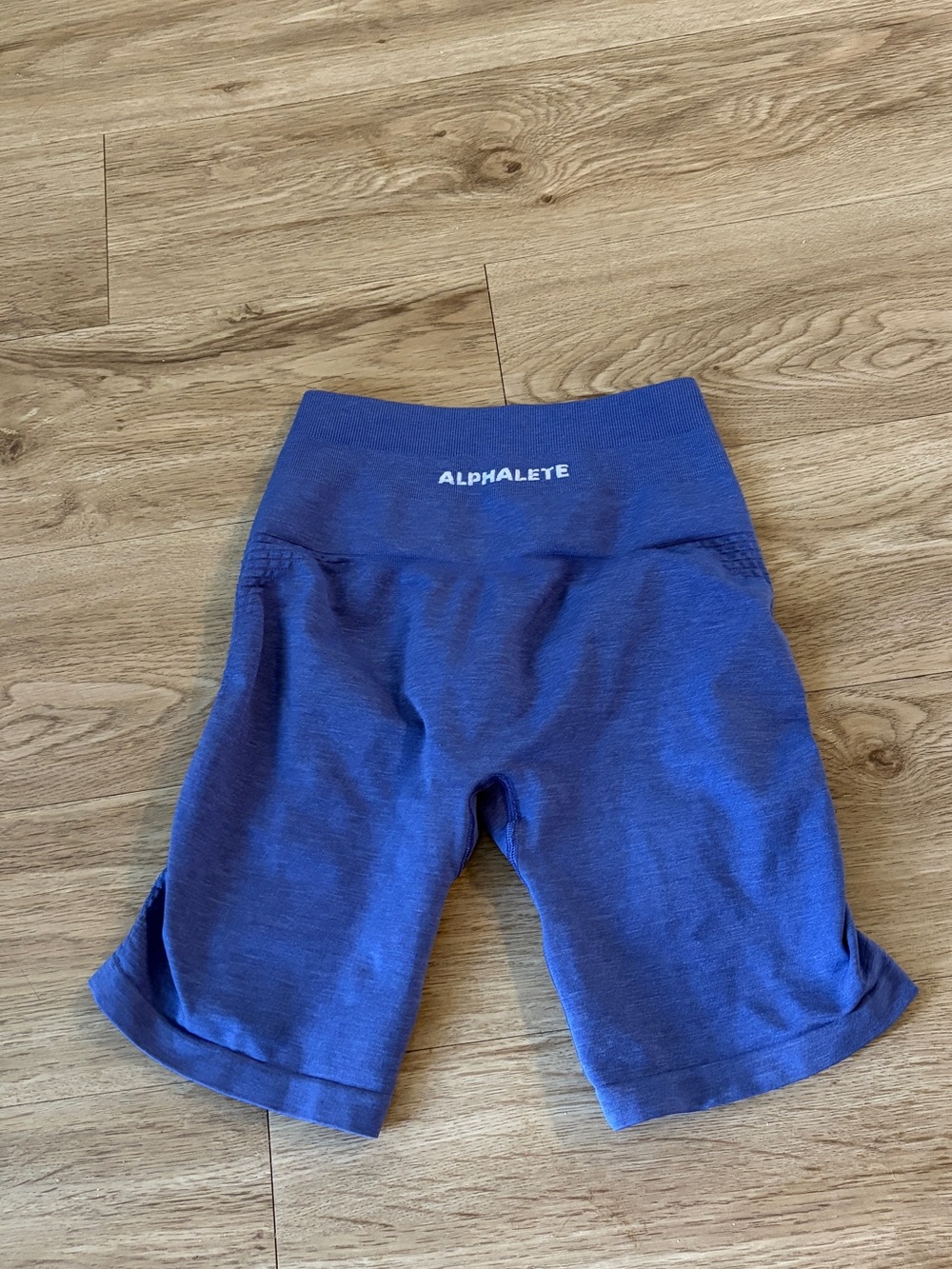 Alphalete Women's High-Waist Athletic Bike Shorts - Royal Blue